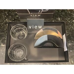 New in Box Nespresso VIEW Collection Cappuccino Cups and Saucers